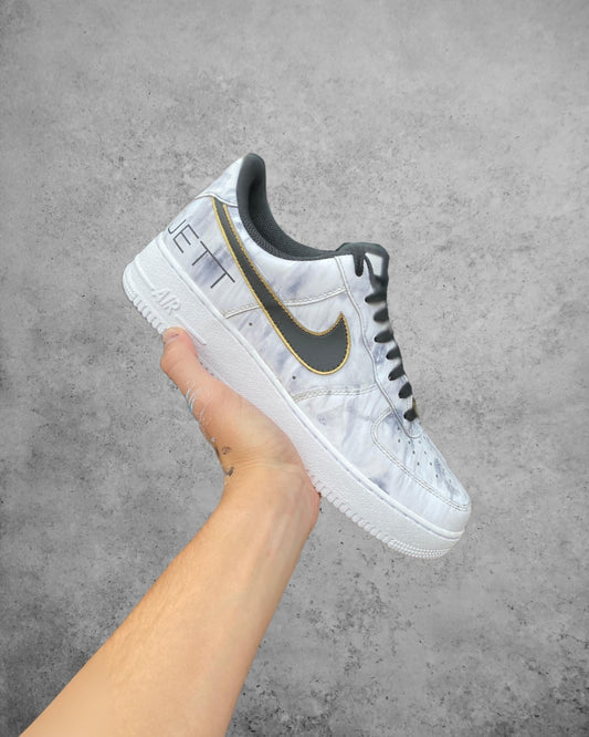CUSTOM AF1 BLACK MARBLE