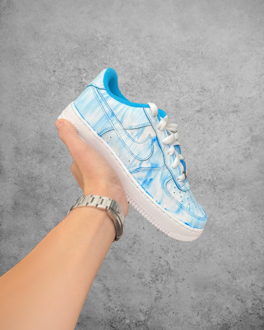 CUSTOM AF1 BLUE MARBLE.