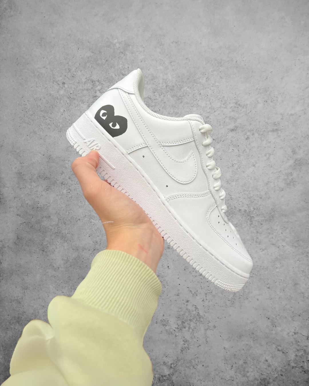 cdg af1 black