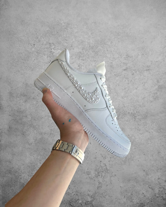CUSTOM AF1 PEARL SWOOSH.