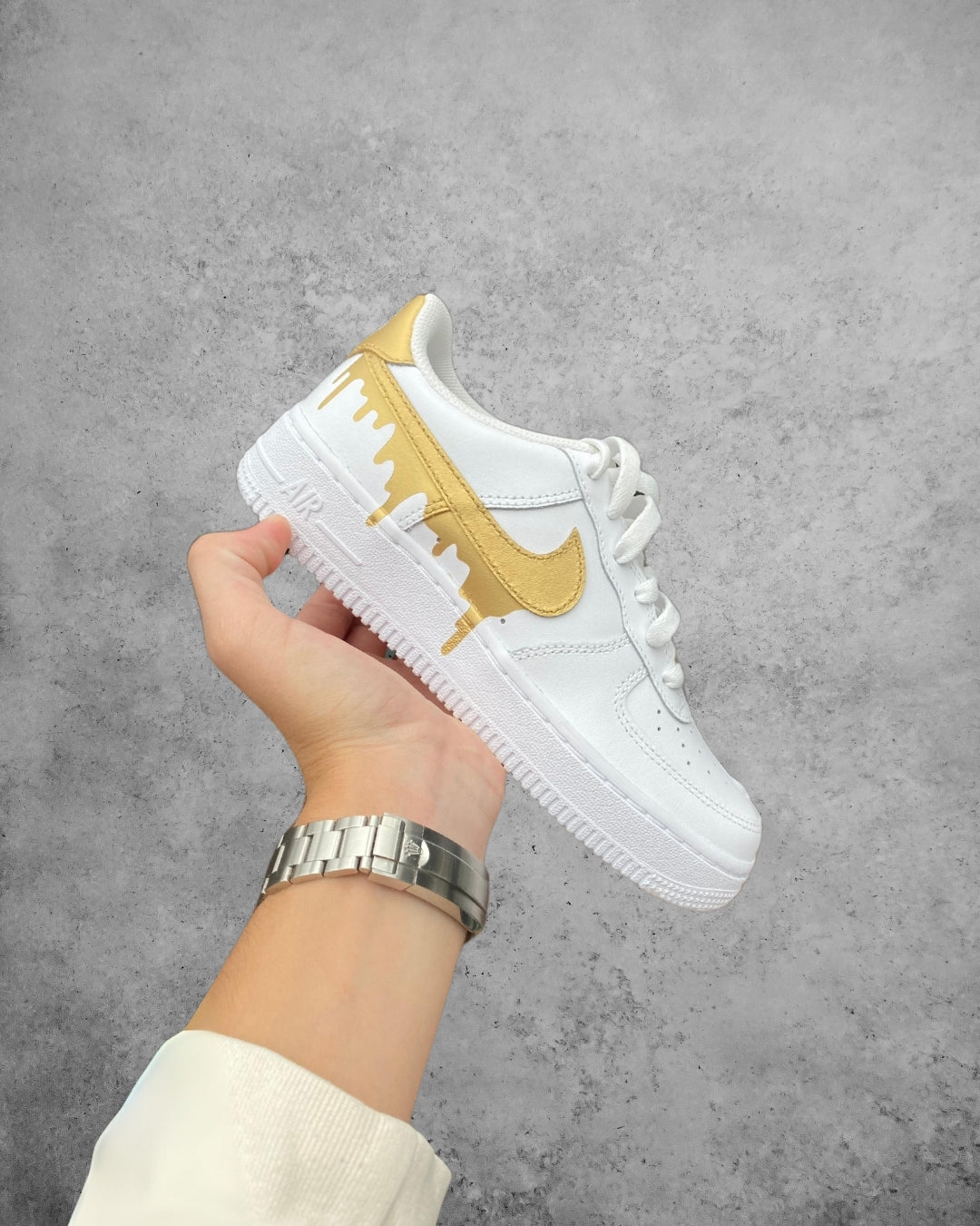 CUSTOM AF1 GOLD DRIP.