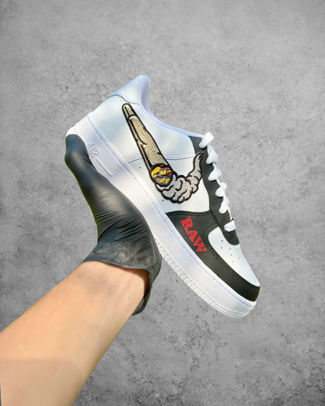 CUSTOM AF1 420 BLACK.