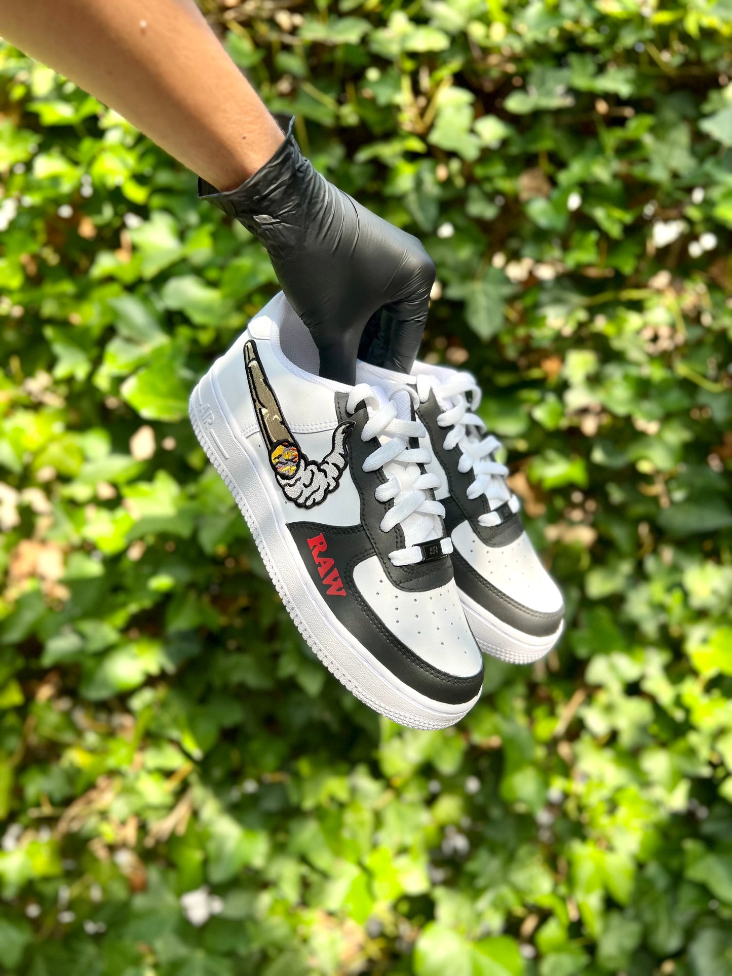 CUSTOM AF1 420 BLACK.