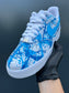 CUSTOM AF1 BLUE PAINT SPLASH.