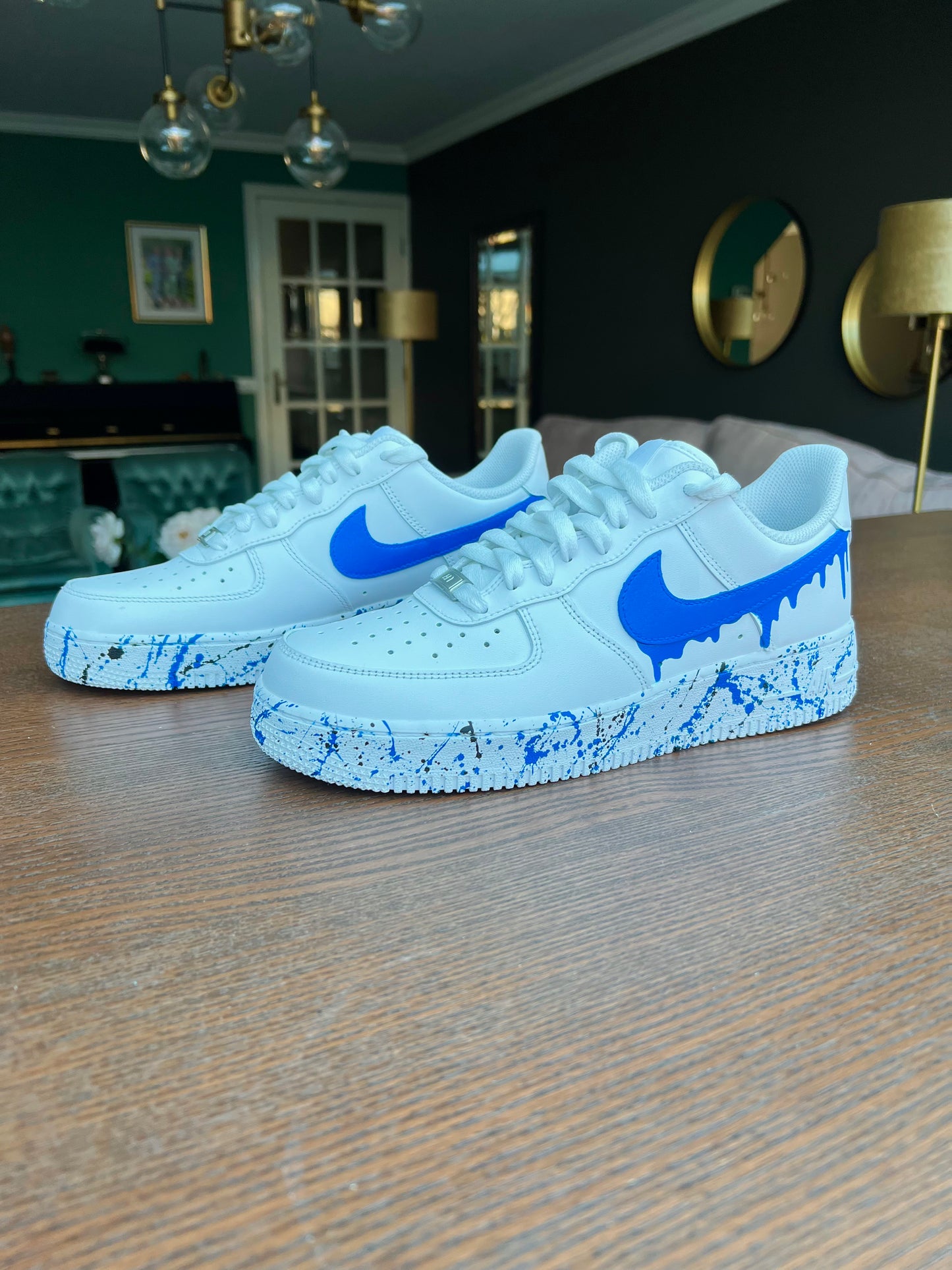 CUSTOM AF1 BLUE DRIP.