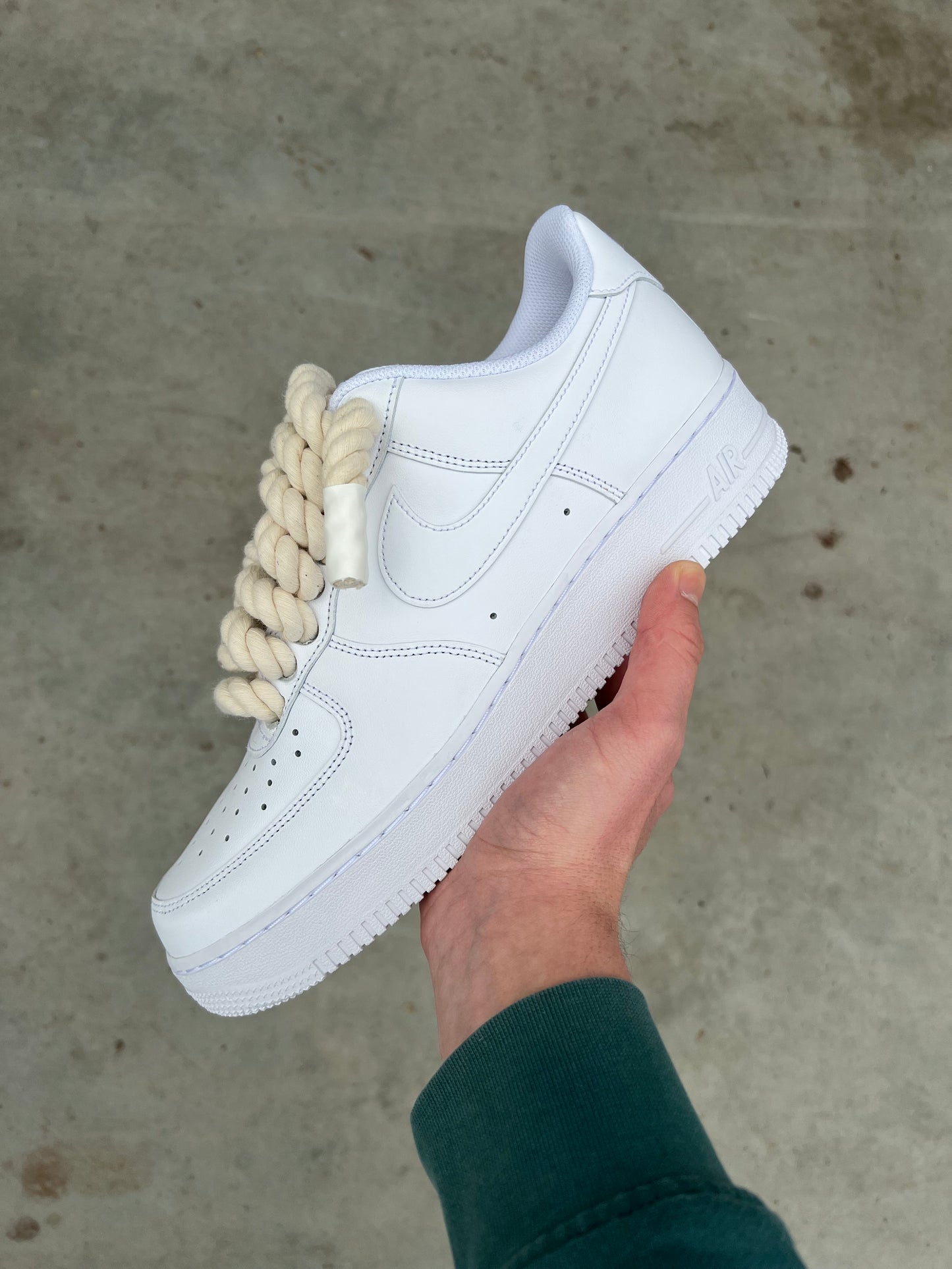 CUSTOM AF1 ROPE BEIGE.