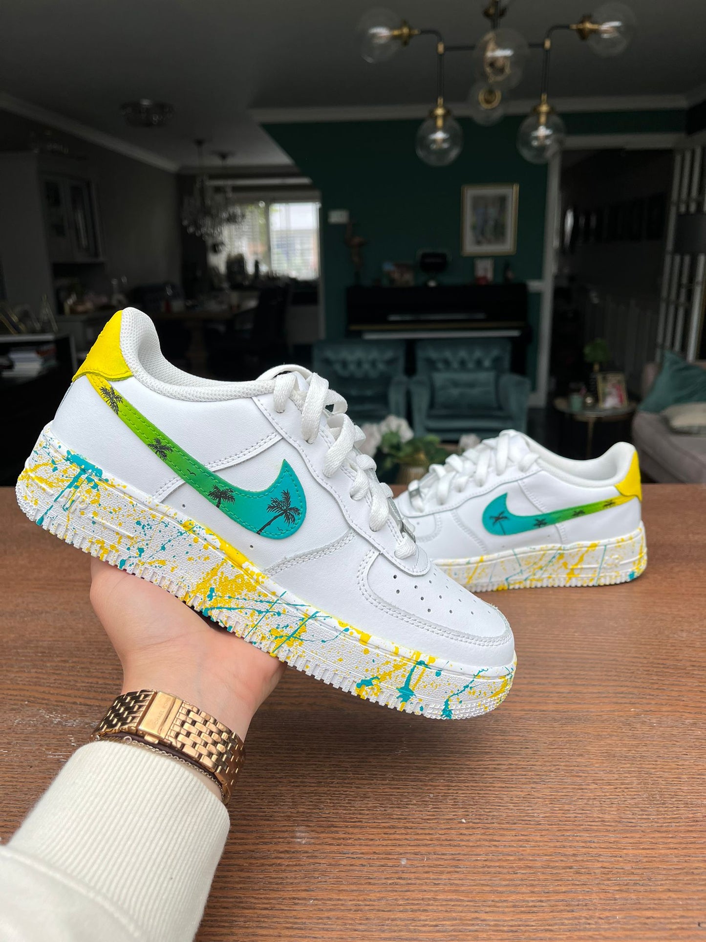 CUSTOM AF1 TROPICAL SPLASH.