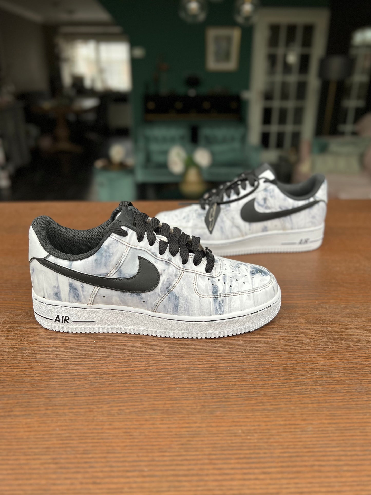 CUSTOM AF1 BLACK MARBLE 2.0.
