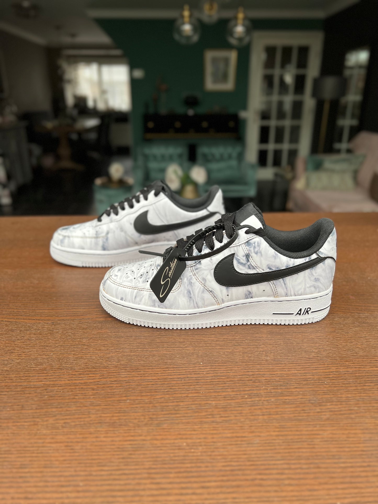 CUSTOM AF1 BLACK MARBLE 2.0.