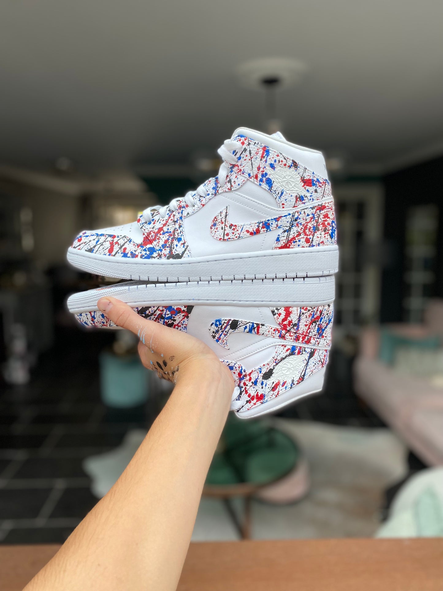 CUSTOM AJ1 PAINT SPLASH.