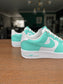 CUSTOM AF1 SOUTH BEACH COLORWAY.