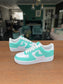 CUSTOM AF1 SOUTH BEACH COLORWAY.