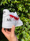 CUSTOM AF1 RED DRIP.