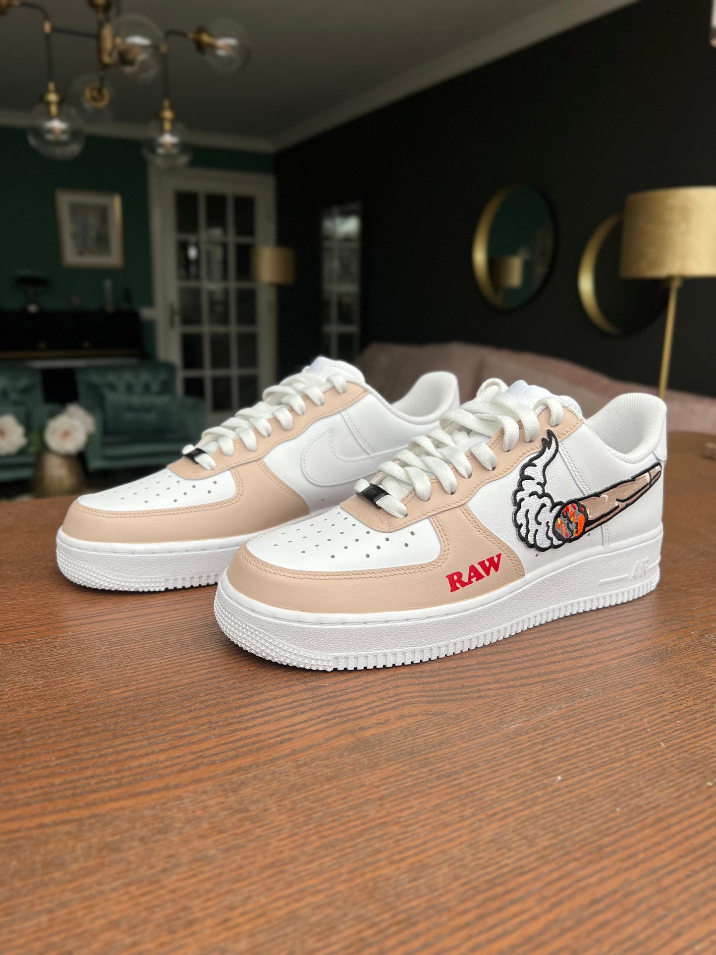 CUSTOM AF1 420 BEIGE.