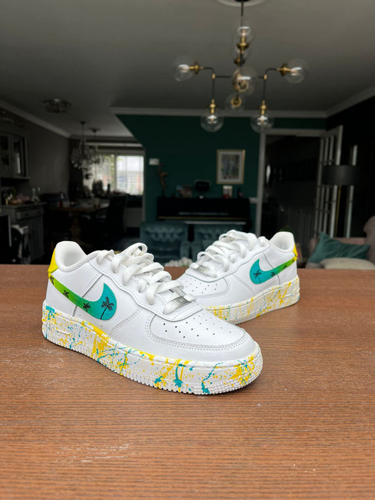 CUSTOM AF1 TROPICAL SPLASH.